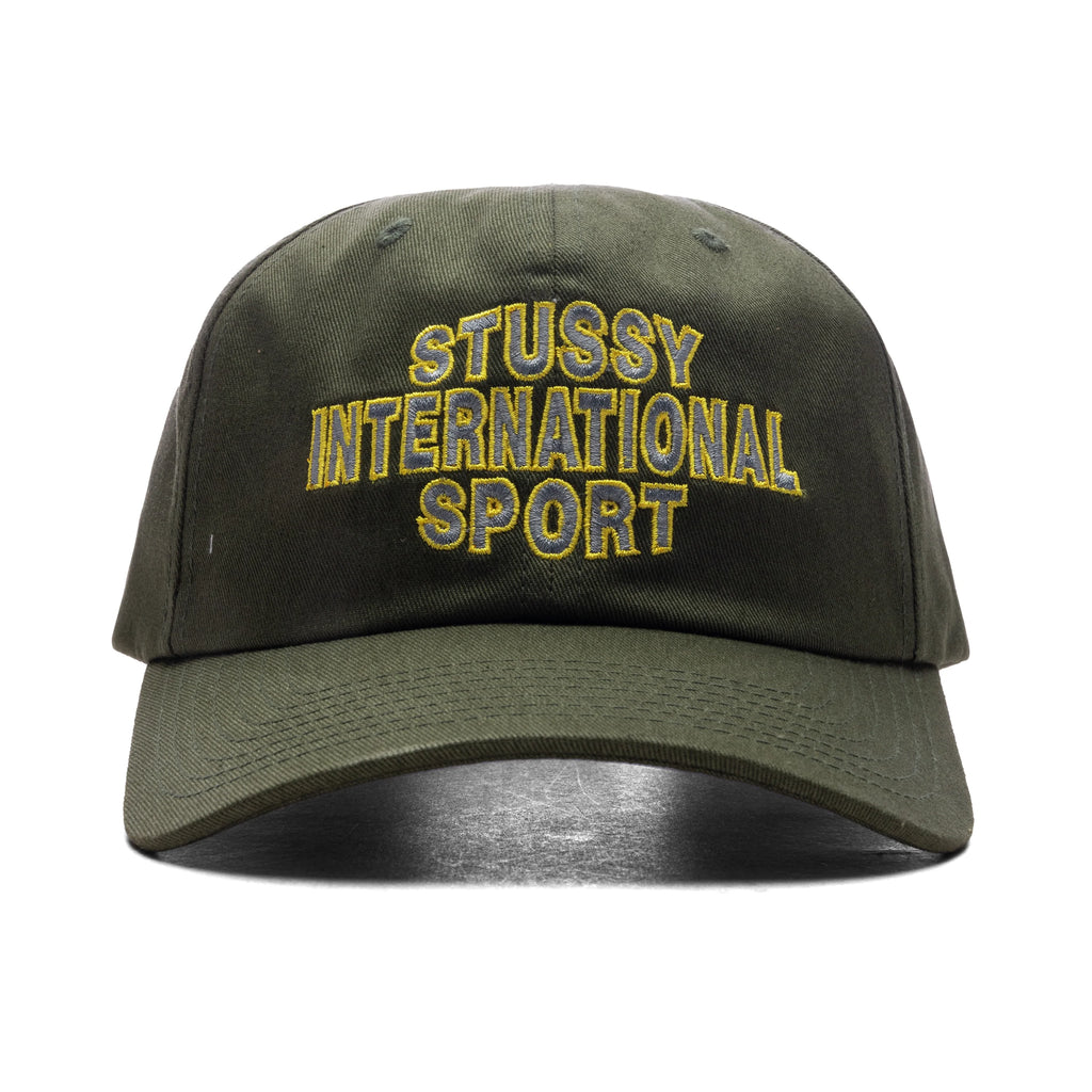 Mid International Sport Strapback Cap Dark Olive