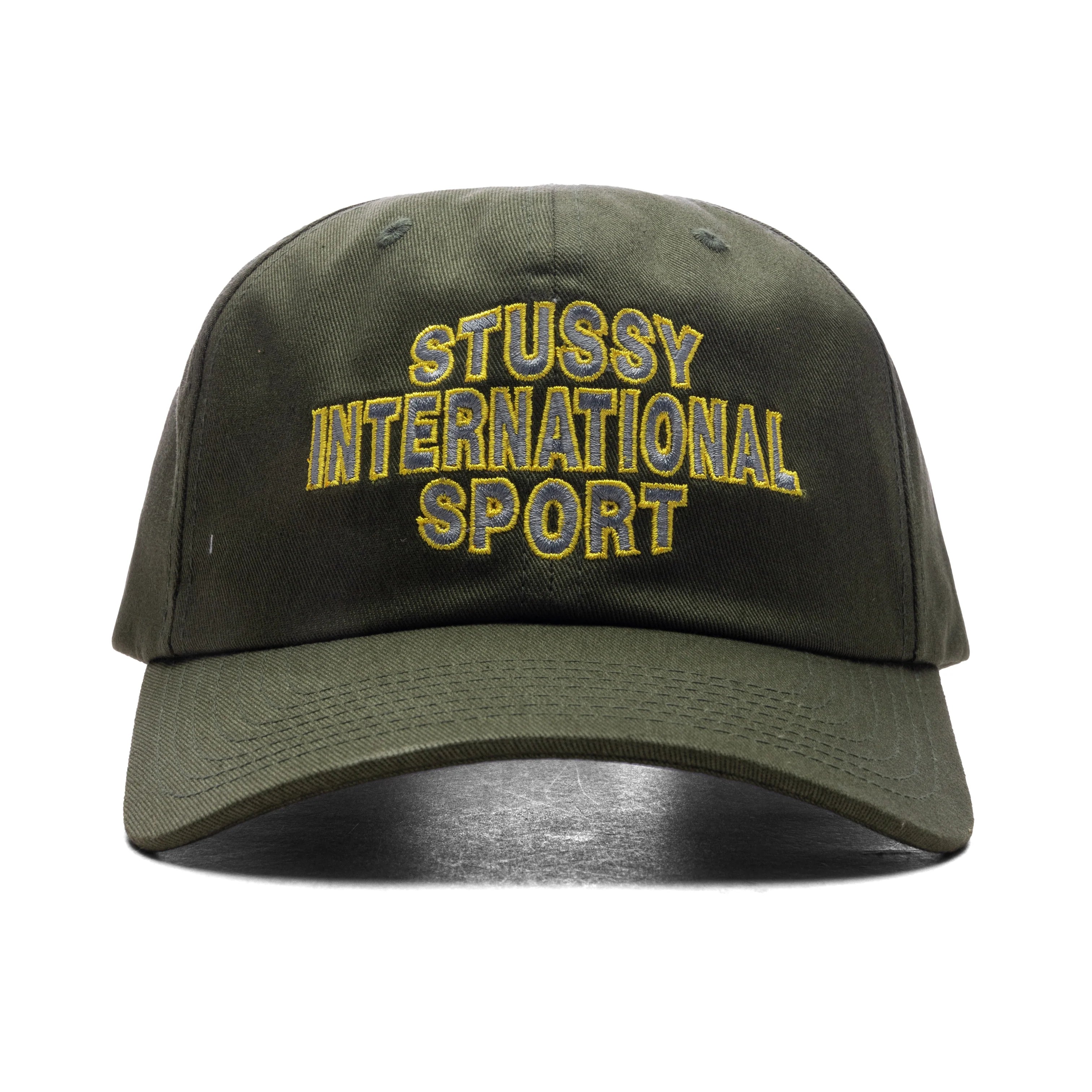Mid International Sport Strapback Cap Dark Olive