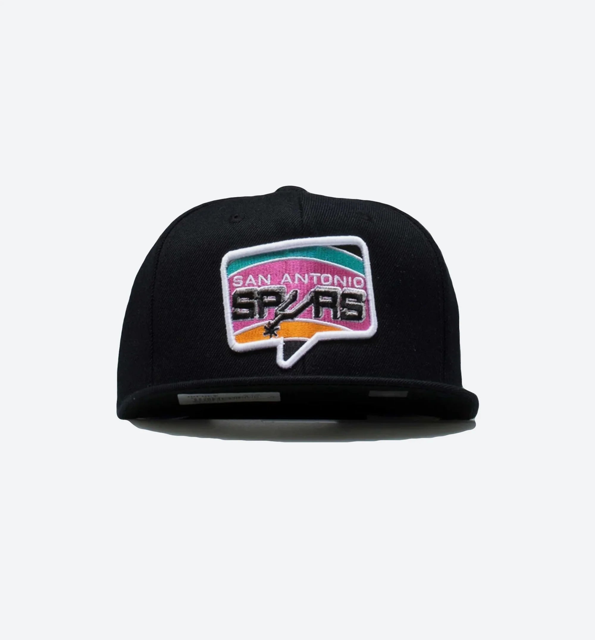 Nice Kicks X Mitchell Ness NBA Talkbox Spurs Mens Snapback Black Coral