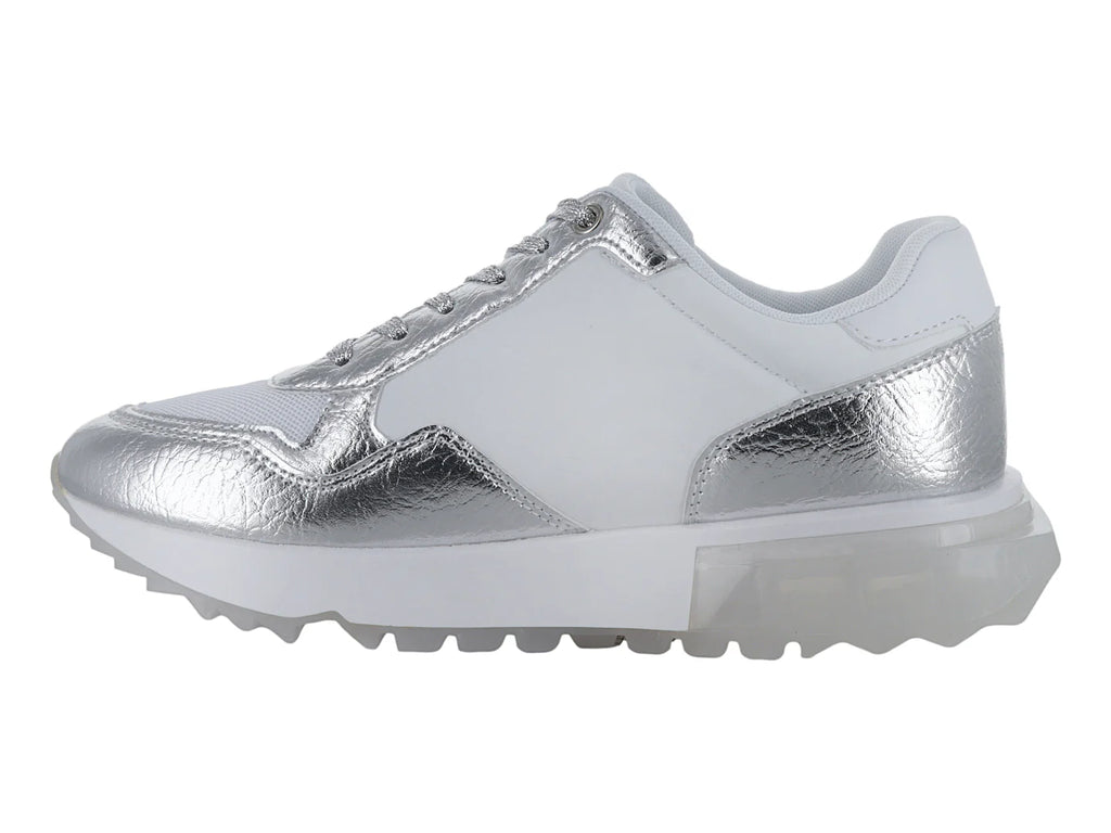 Tenis Guess Casual Plata para Mujer