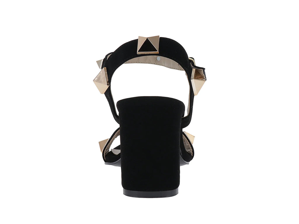 Sandalias de Tacón Luna Rosa Negro para Mujer