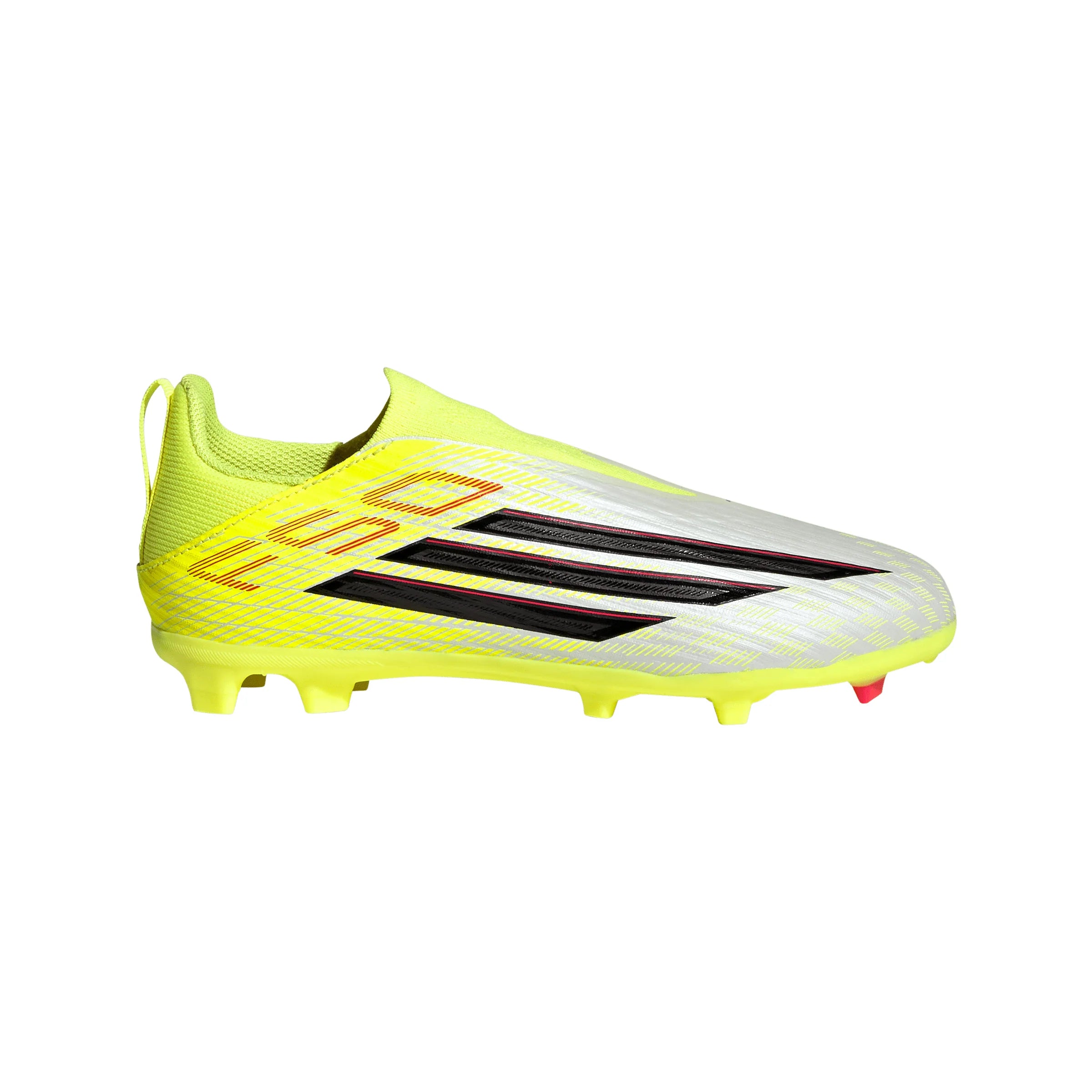 adidas F50 League Laceless FG MG Firm Ground Multi Ground Youth Soccer Cleats Yellow Black Red