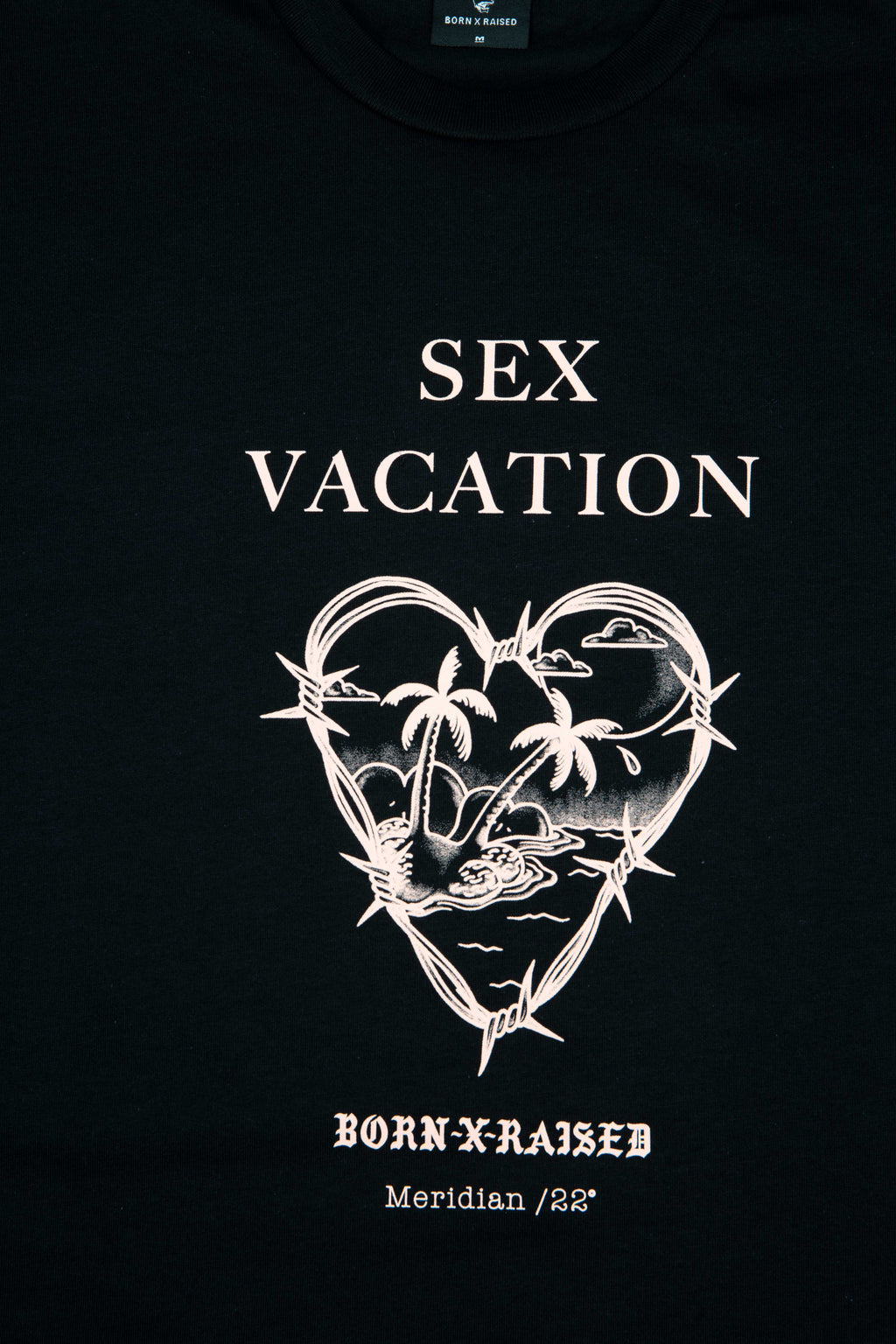 Sex Vacation Tee Mens T Shirt Black