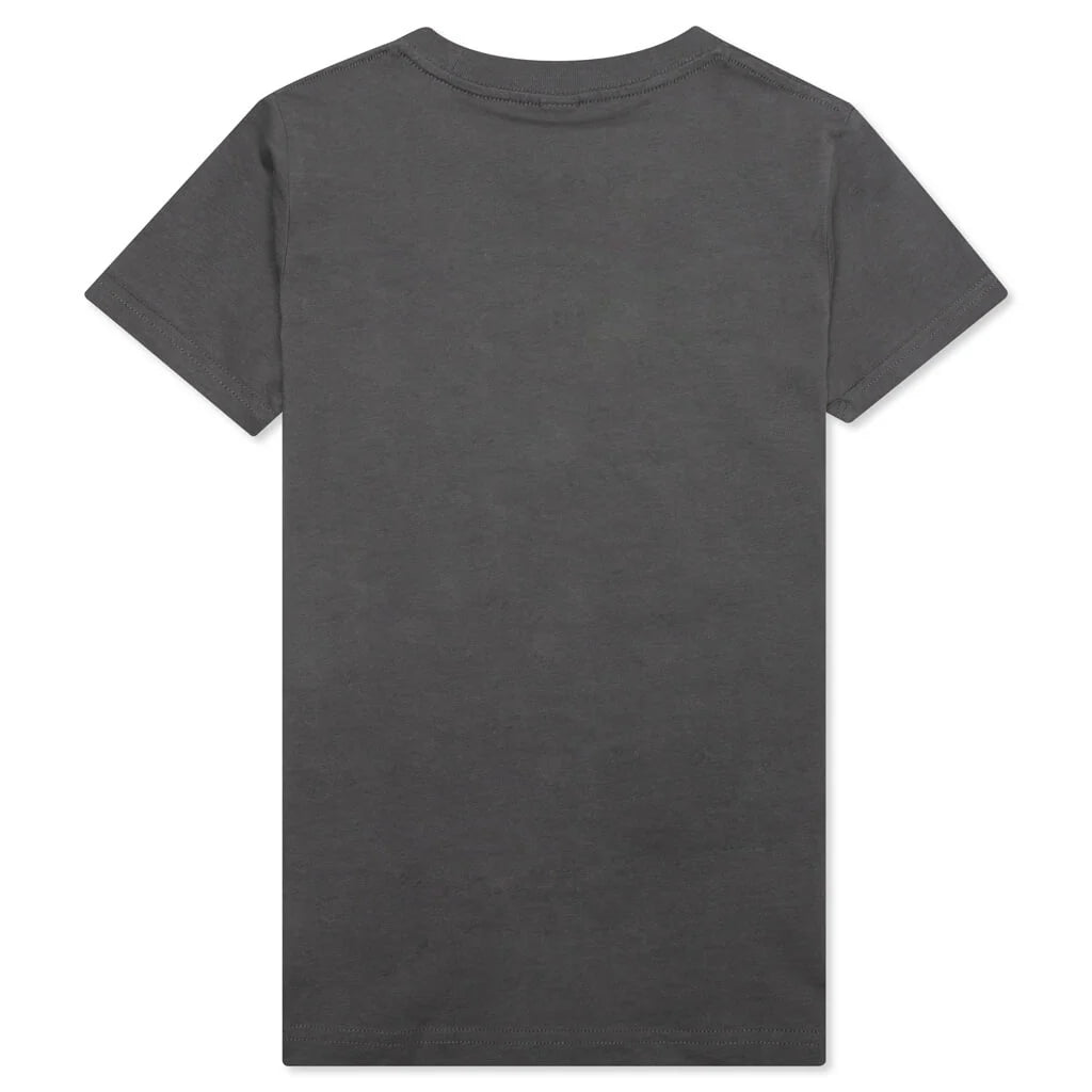 Kids Overlap Tee Charcoal