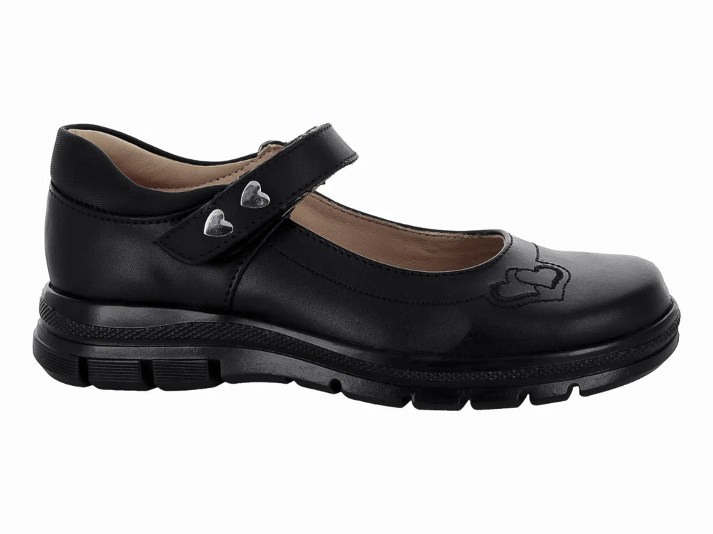 Zapatos YUYIN Napa Negro para Niña