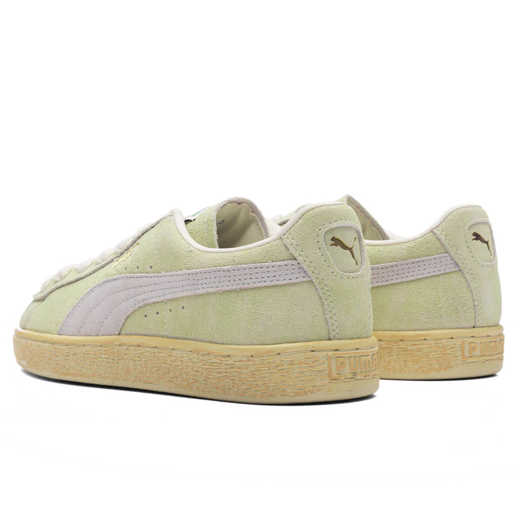 Suede Faded Green