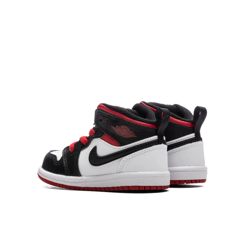 Jordan 1 Mid TD White Gym Red Black