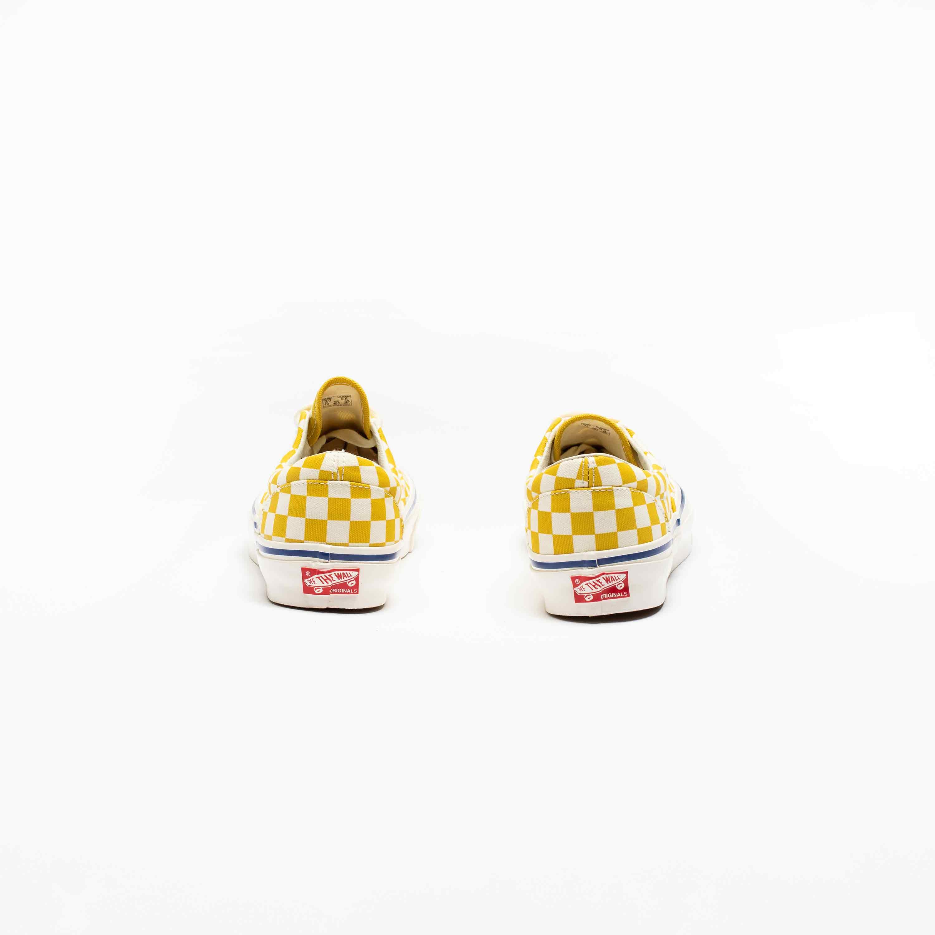 Vault OG Era LX Checkerboard Mens Lifestyle Shoe Yellow White