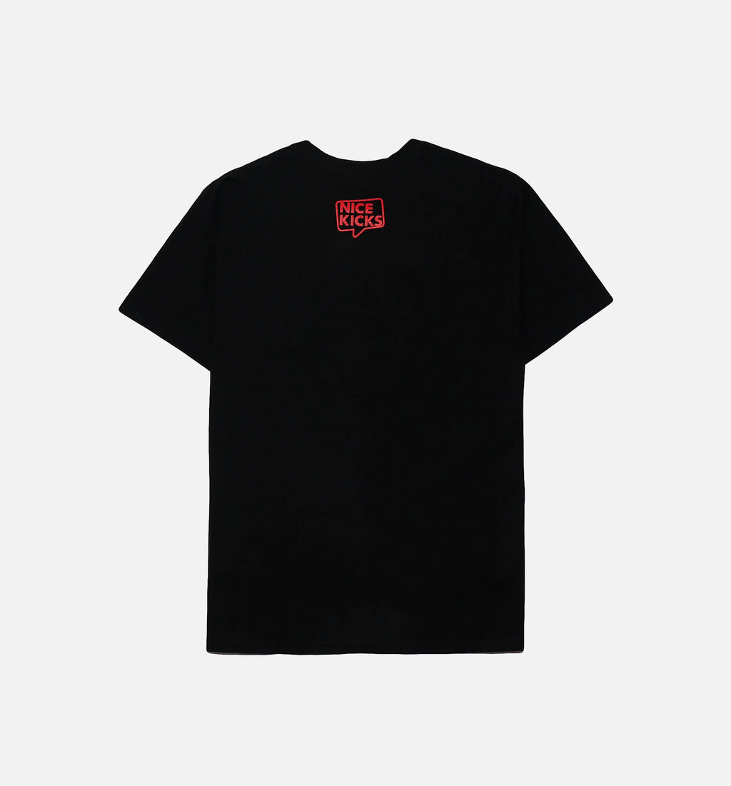 Nice Kicks Classic Outline Tee Mens T Shirt Black Red