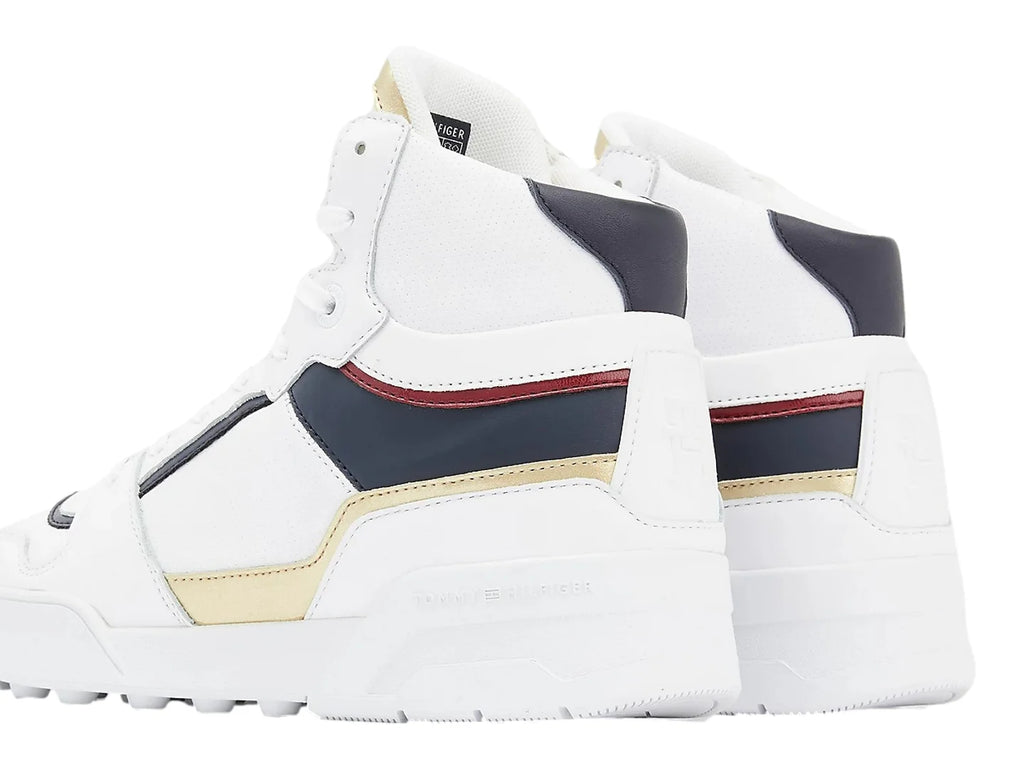 Tenis Tommy Hilfiger High Basket Blanco para Mujer