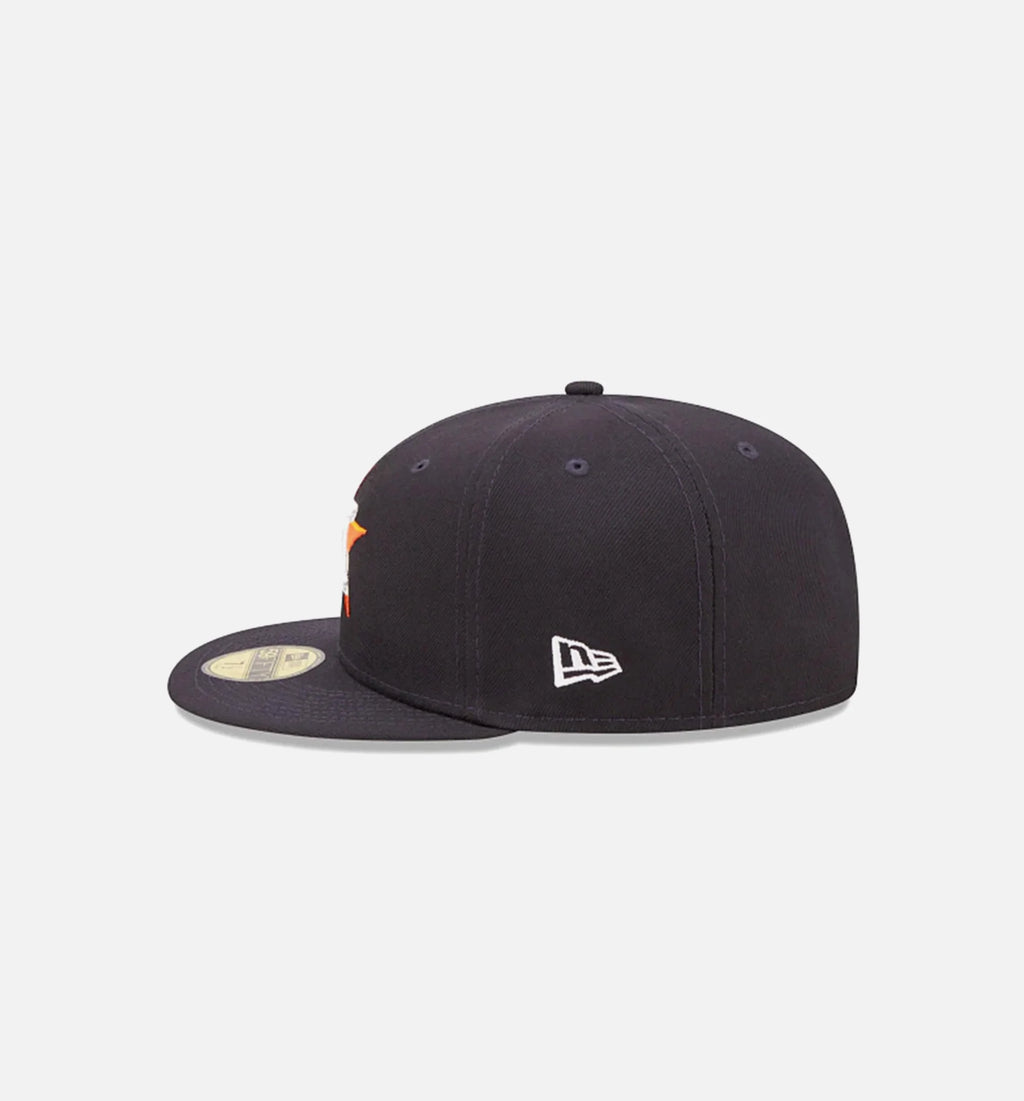 Houston Astros Cloud Icon 59FIFTY Fitted Cap Mens Hat Navy Blue