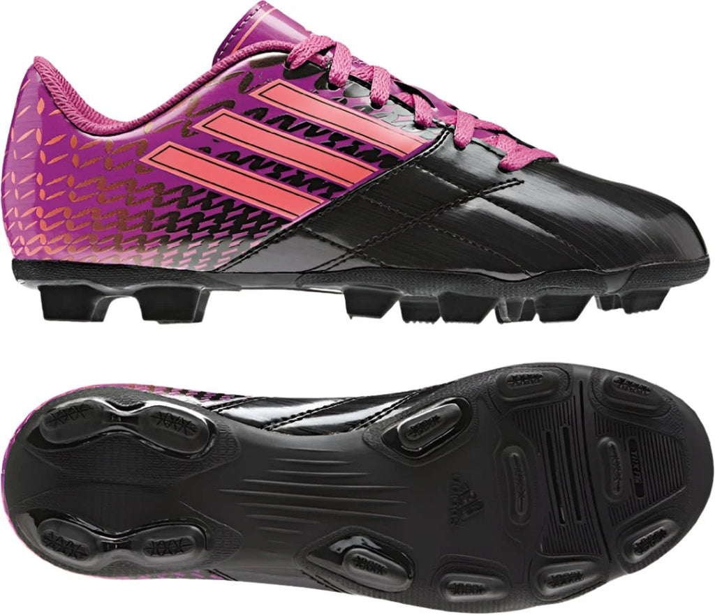 adidas Neoride Trx FG Firm Ground Youth Soccer Cleats Black Pink
