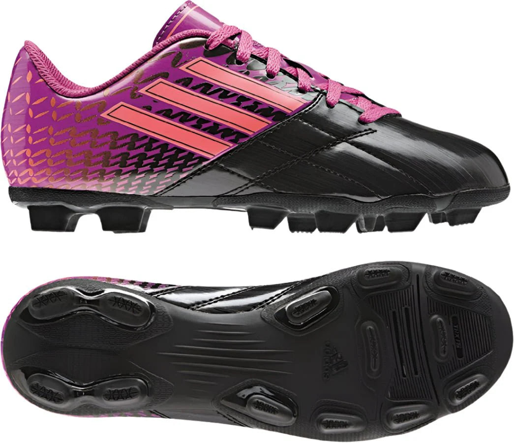 adidas Neoride Trx FG Firm Ground Youth Soccer Cleats Black Pink