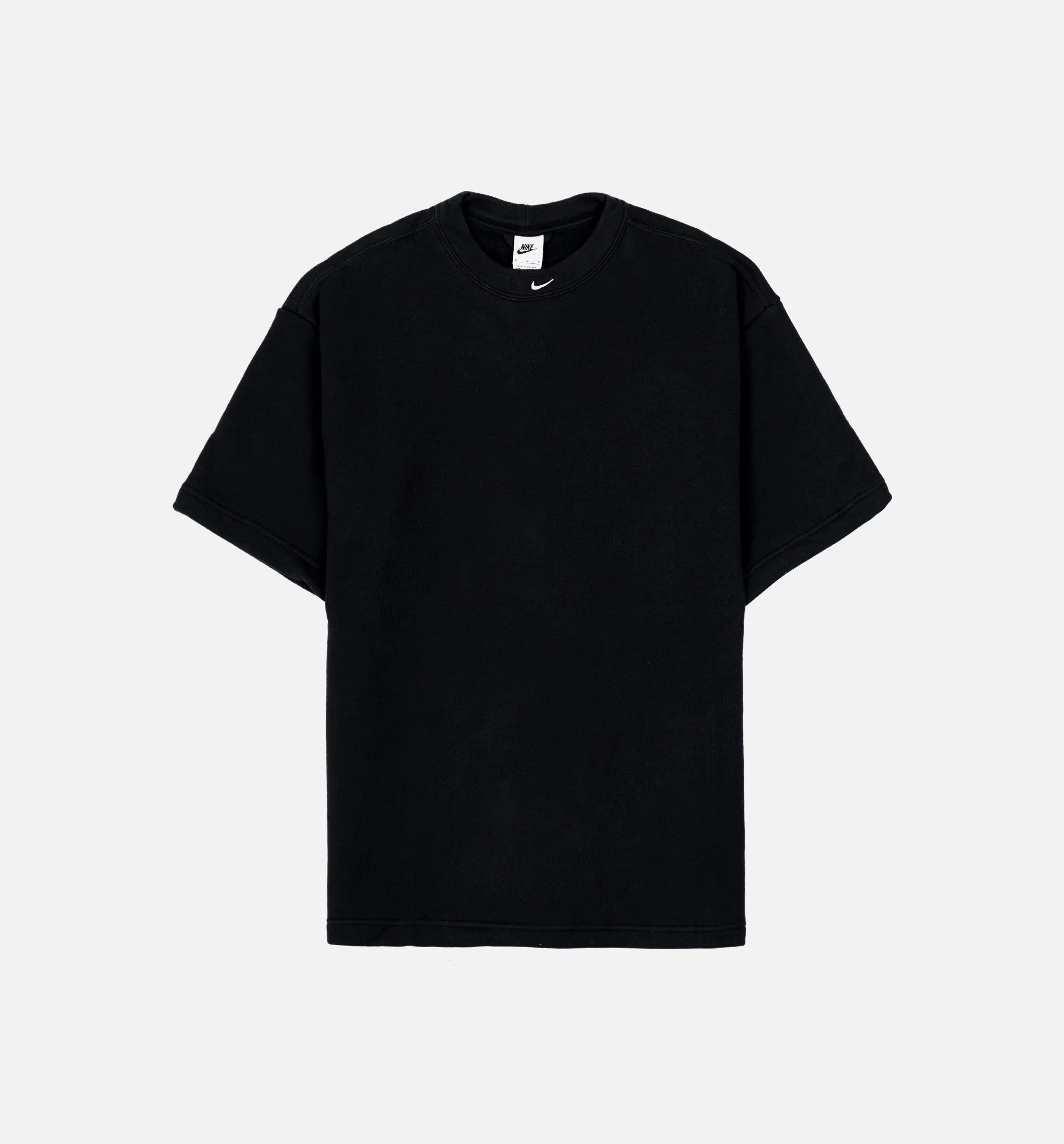 NSW Circa French Terry Mens Short Sleeve Shirt Black