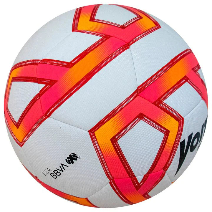 Voit Replica Hybrid High 2022 Soccer Ball White Hi Vis Orange
