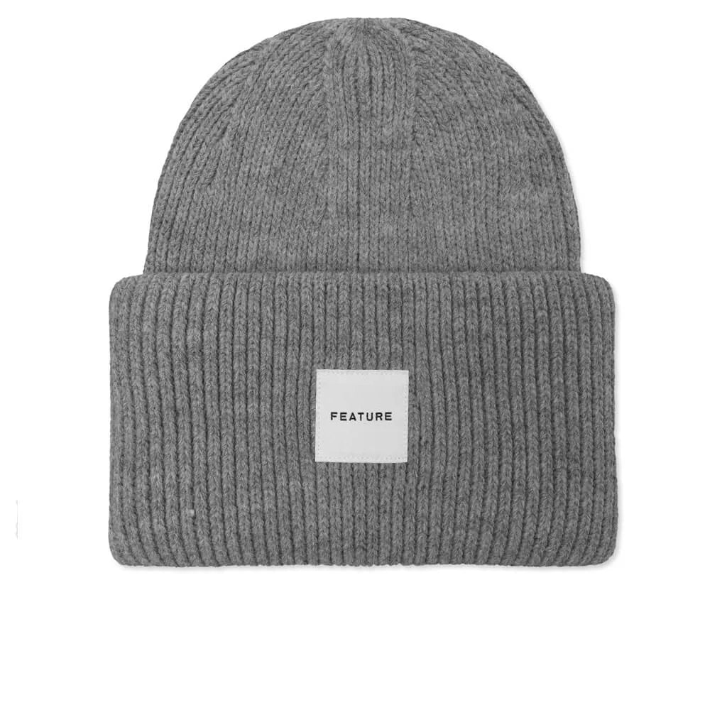 Oversized Beanie Grey