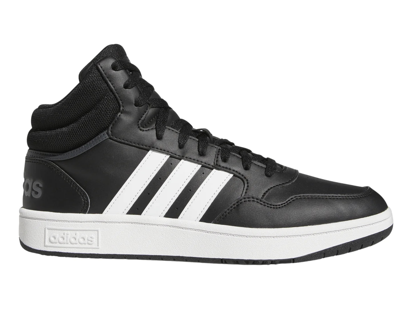 Tenis Adidas Hoops 30 Mid Negro y Blanco para Hombre