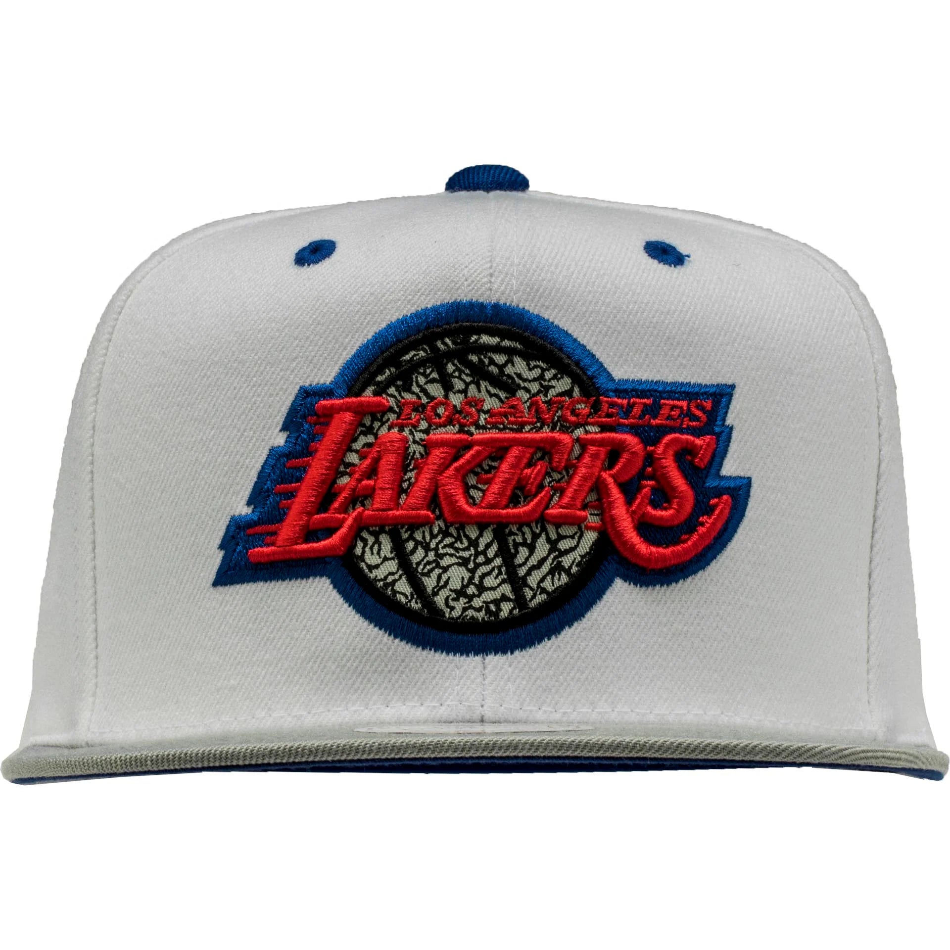 Los Angeles Lakers NBA 88 Snapback Mens Hat White Red