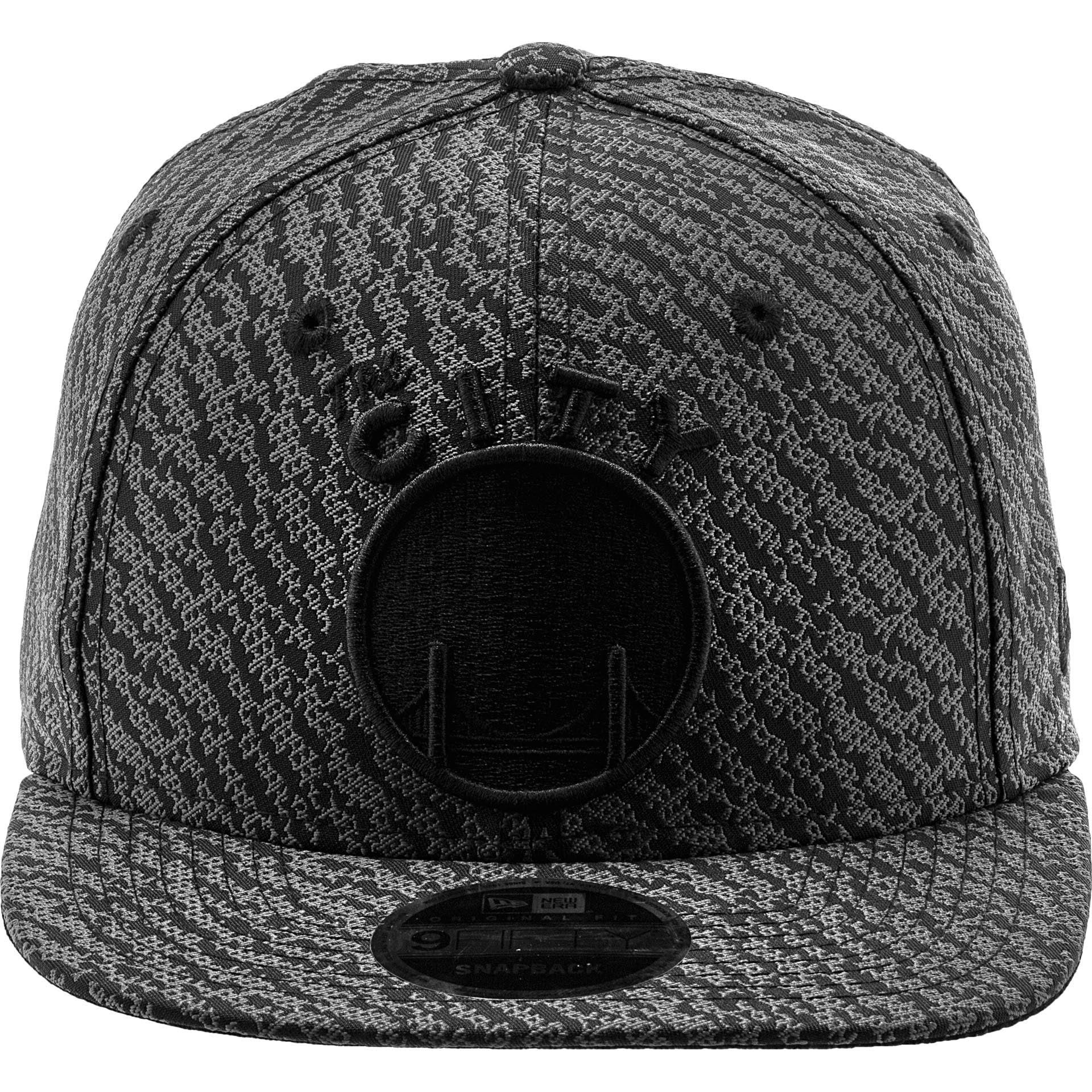 Golden State Warriors NBA Snapback Mens Black Grey