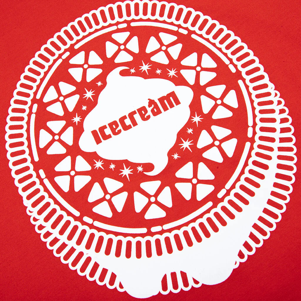Kids Double Dip S S Tee Fiery Red