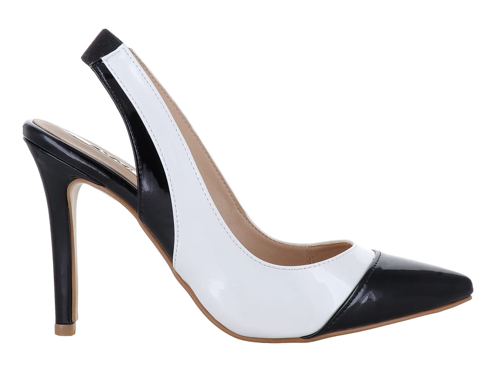 Zapatillas Stiletto OYYI Negro y Latte para Mujer