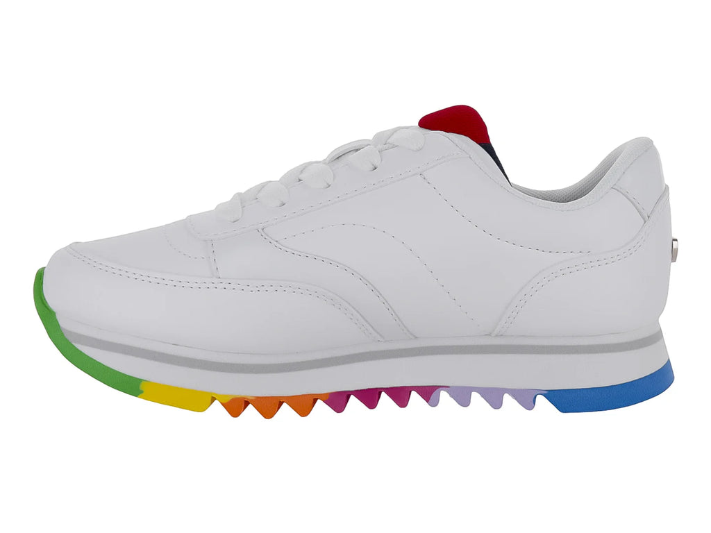 Tenis Tommy Hilfiger Jody Jogger 20 Blanco Arcoíris para Niña