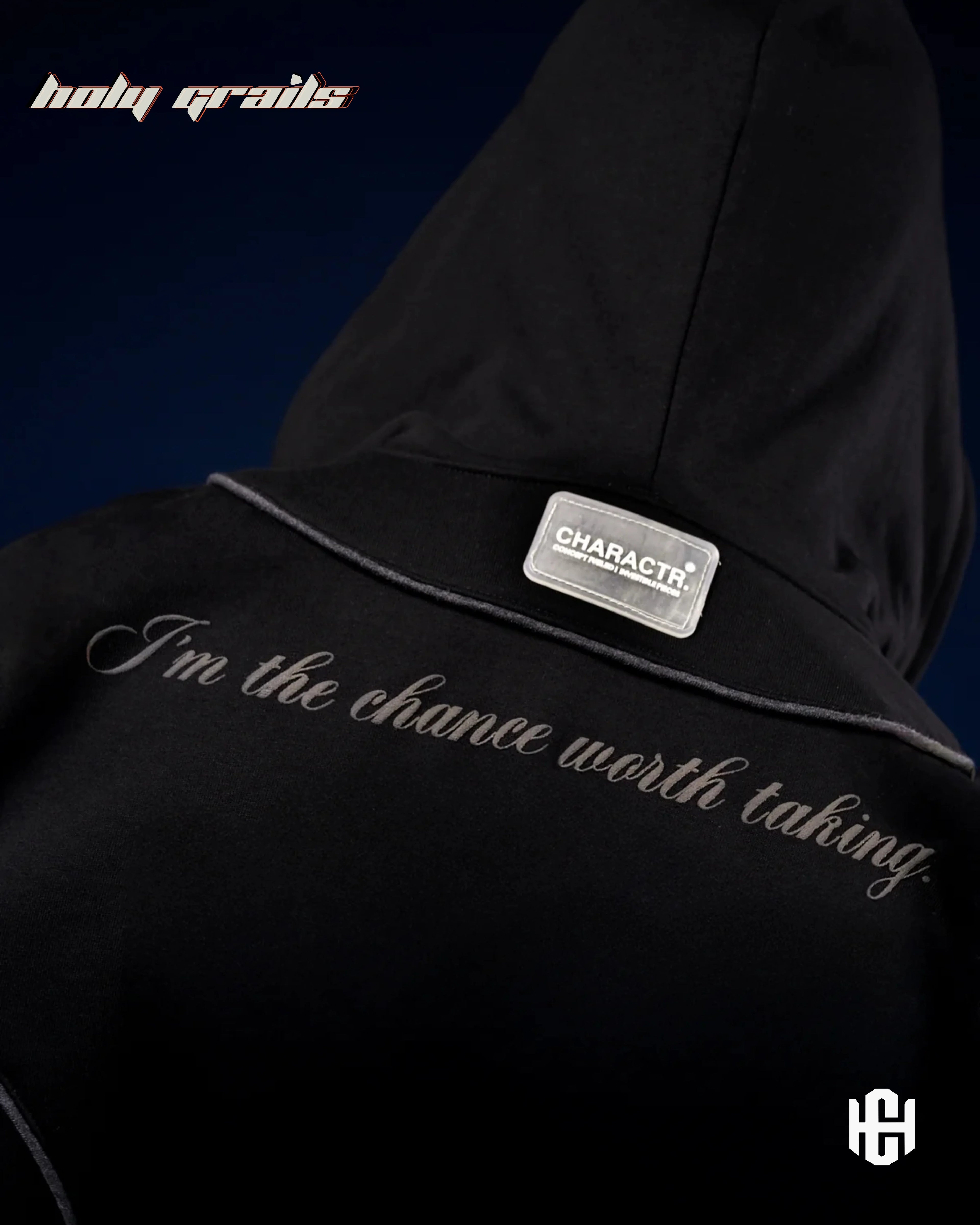 The Worth Black Zipper Jacket HG x Charactr