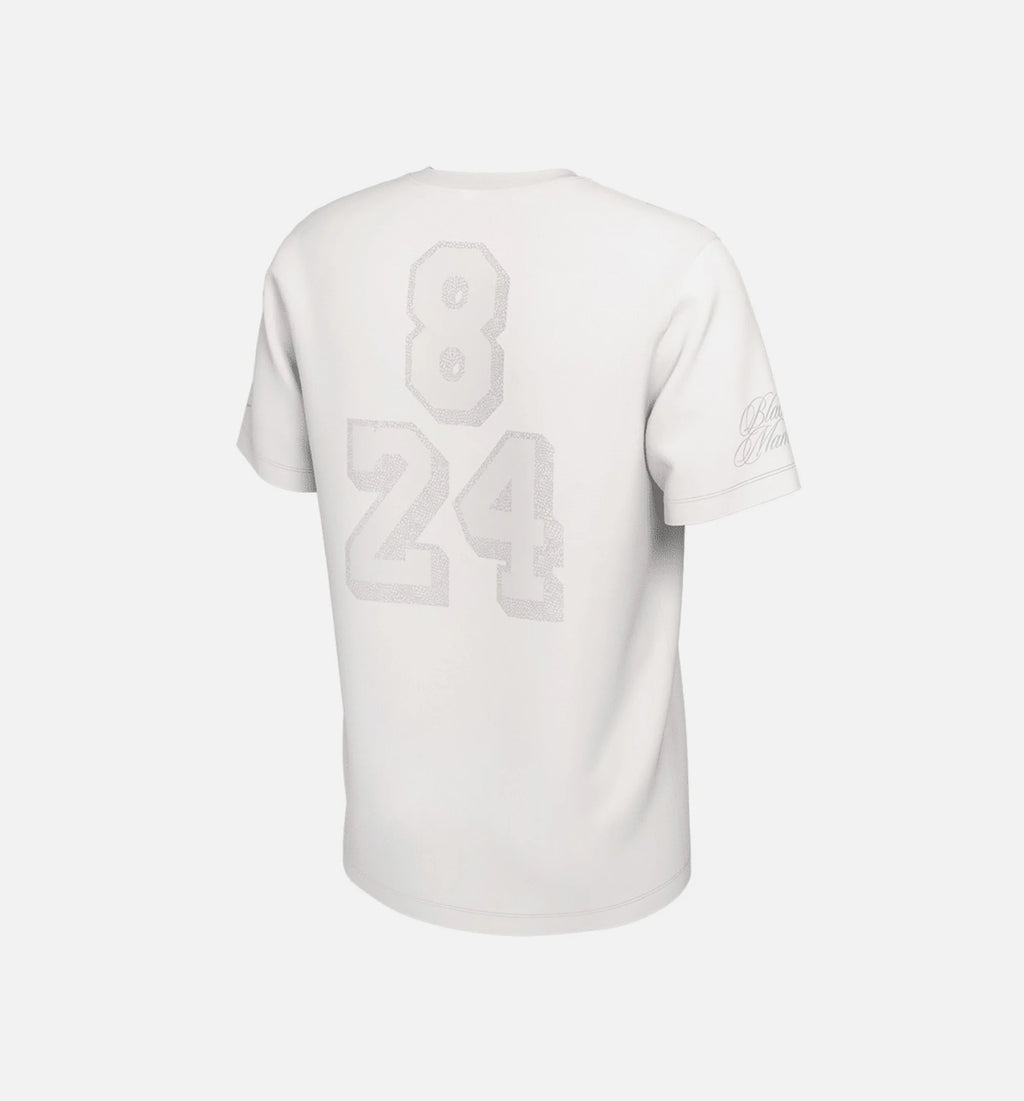 Kobe Mamba Halo Mens Short Sleeve Shirt White