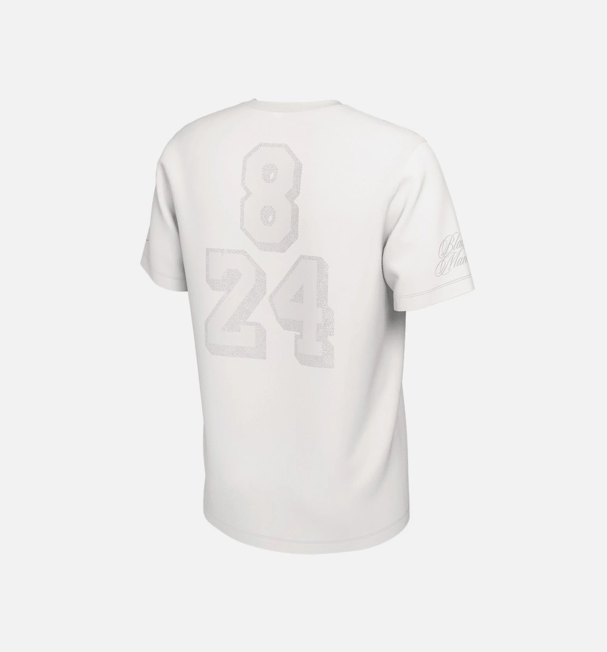 Kobe Mamba Halo Mens Short Sleeve Shirt White