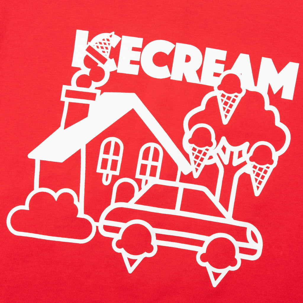 Kids Home S S Tee Racing Red