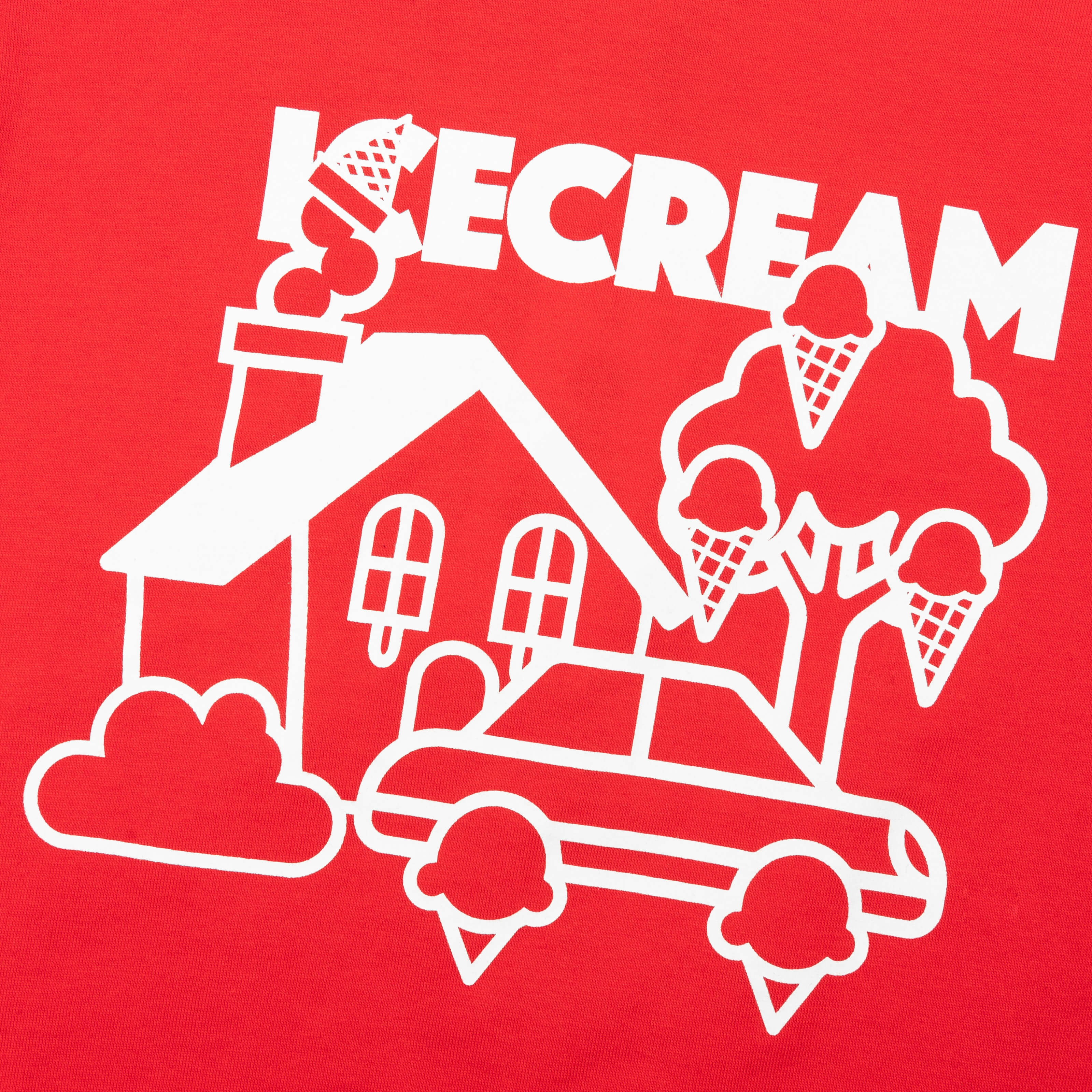 Kids Home S S Tee Racing Red
