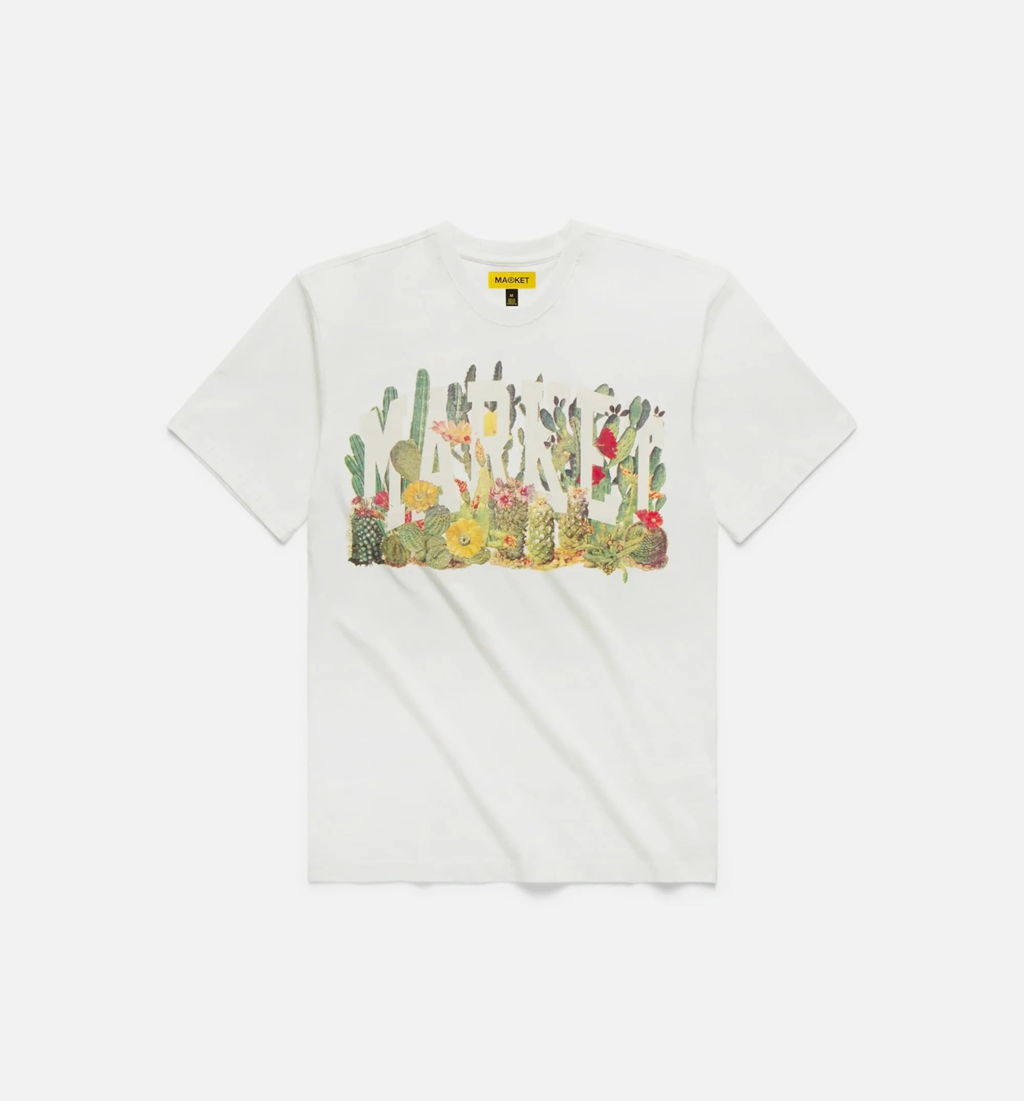Cactus Tee Mens Tshirt White
