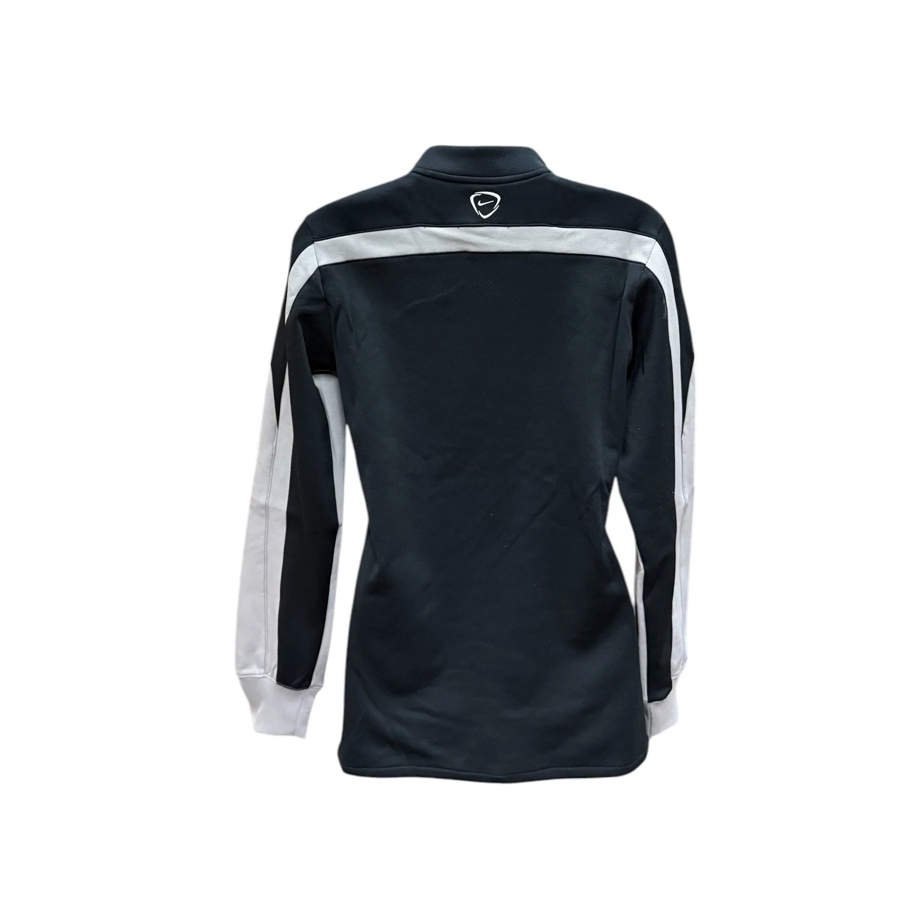 Nike Squad 14 Long Sleeve 1 4 Zip Pullover Womens Training Top Black Grey