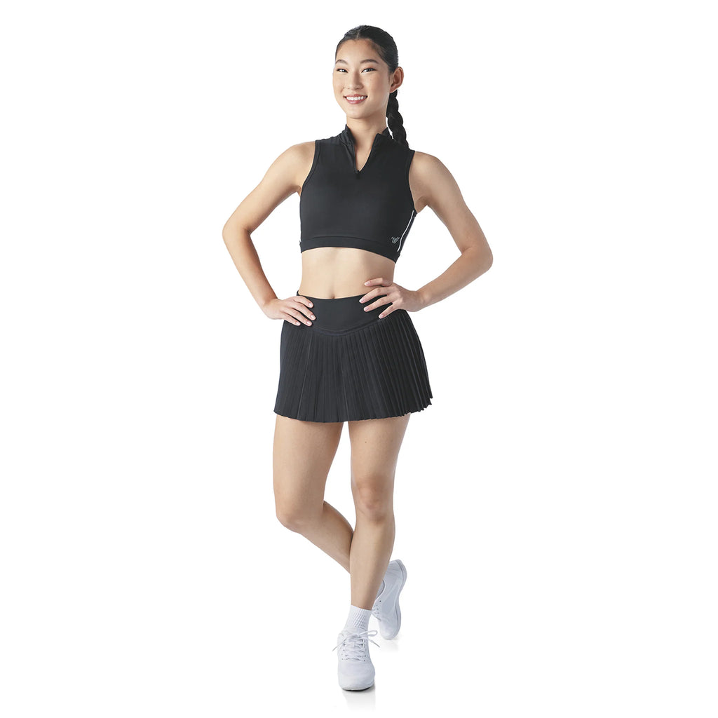 Fourth Quarter Zip Luxe Top