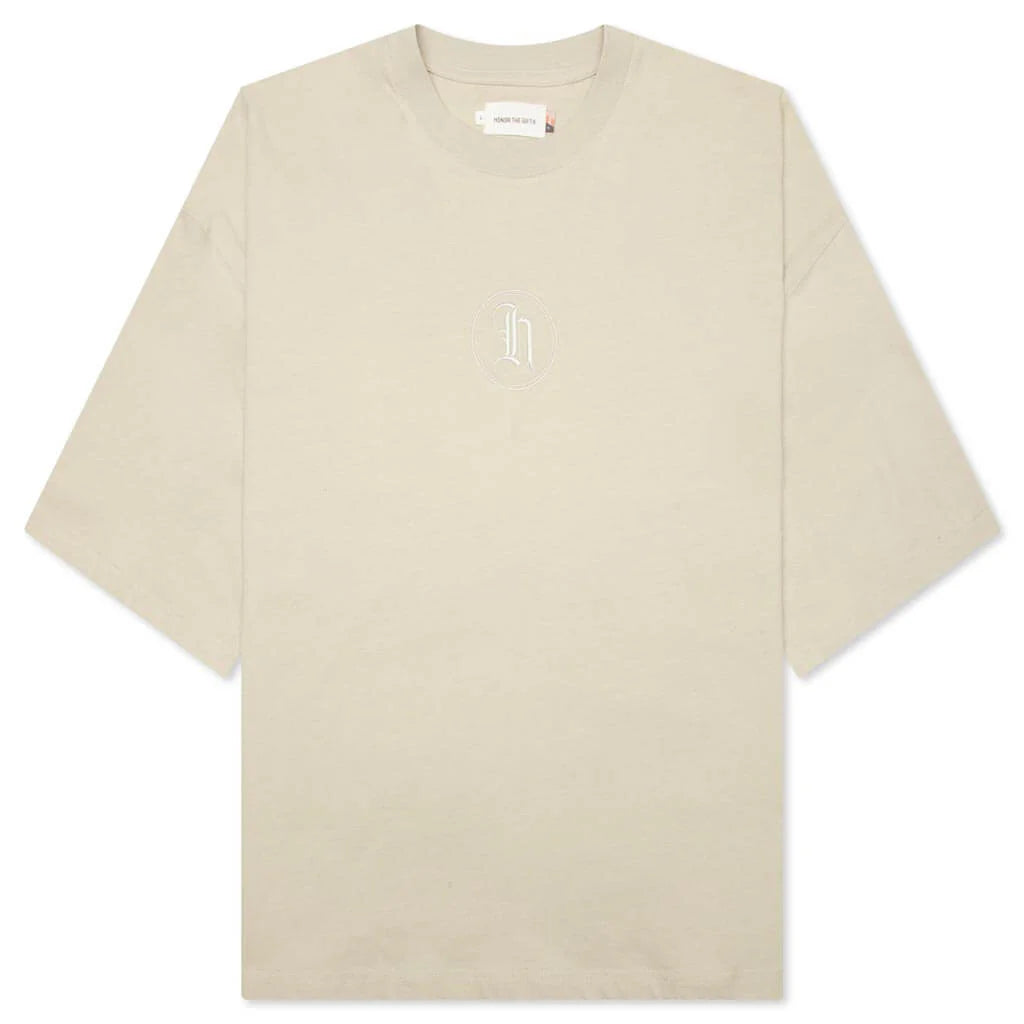 H Stamp Box Tee Bone