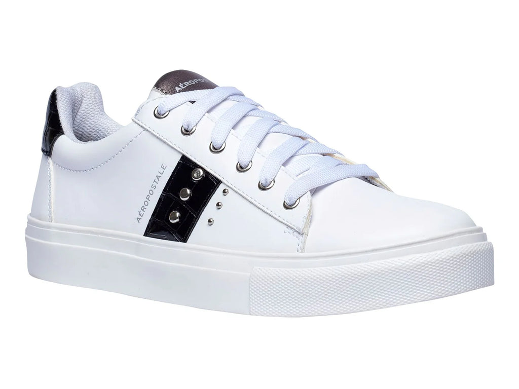 Tenis Aeropostale Micah Blanco y Negro para Mujer
