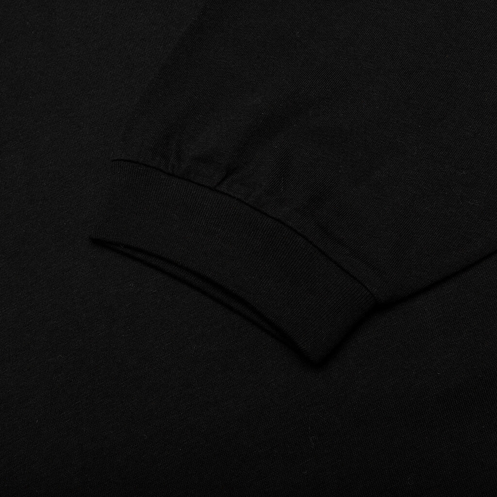 Essentials L S Tee Jet Black