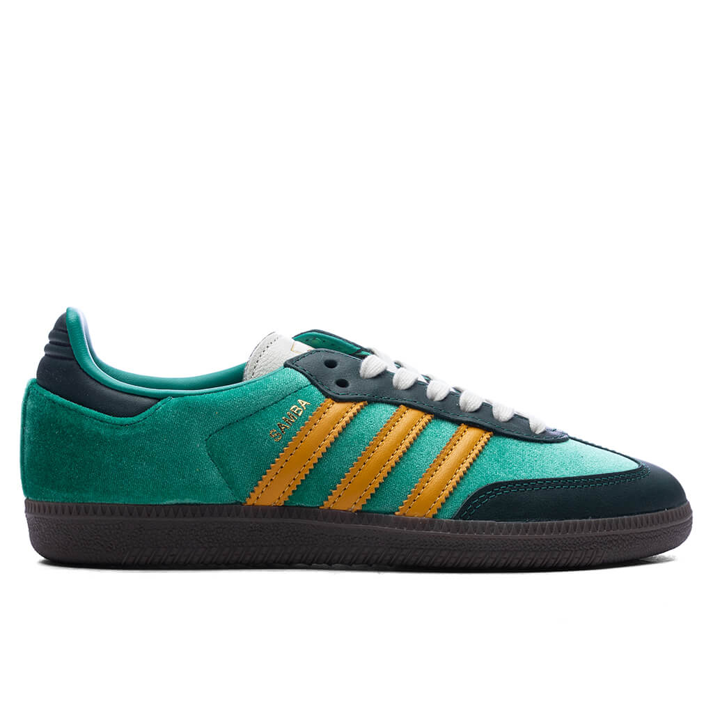Womens Samba OG Court Green Preloved Yellow Collegiate Green