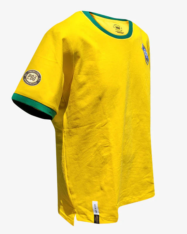 Retro Brazil 1970 Jersey Yellow