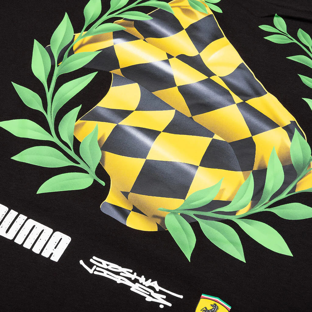Puma x Joshua Vides Ferrari Tee Black