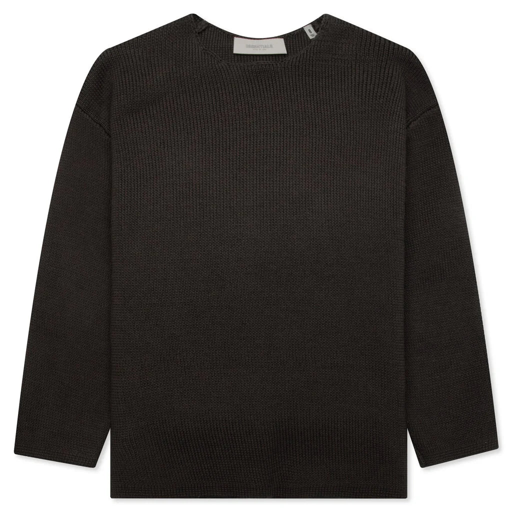 Kids Raw Sweater Off Black