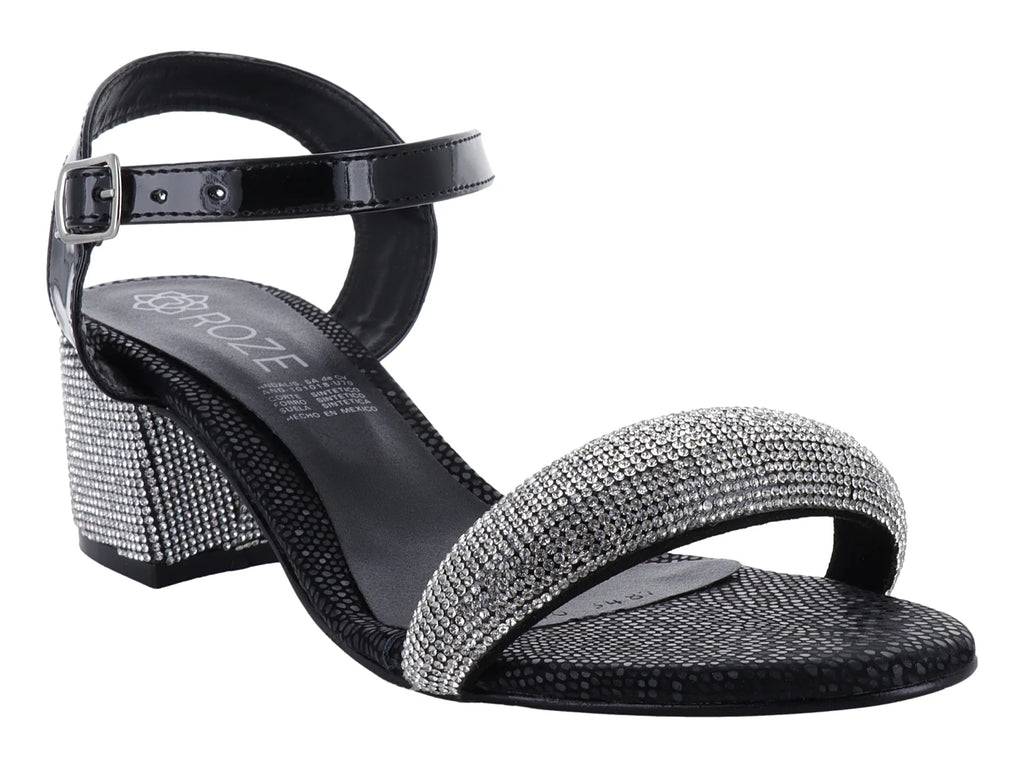 Zapatillas de Fiesta ROZE Color Negro para Mujer
