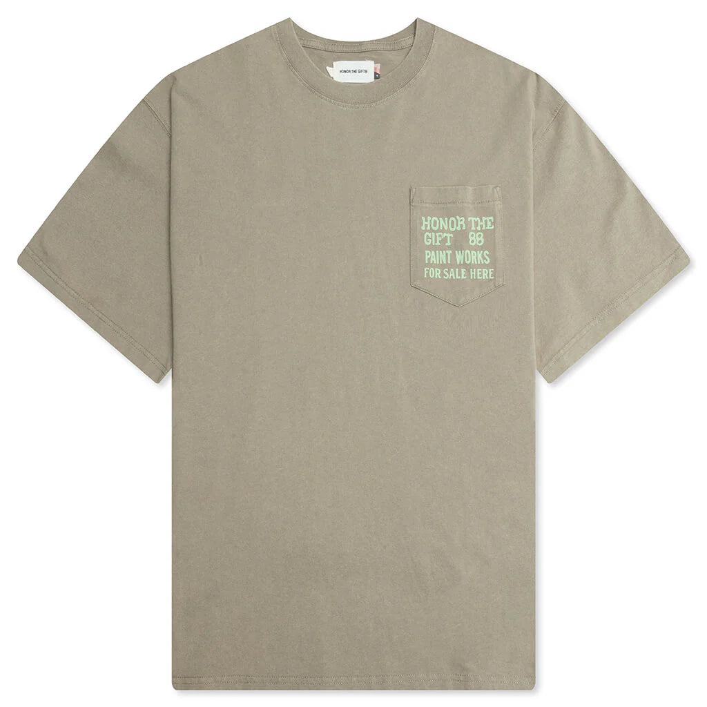 Paint Works Tee Taupe