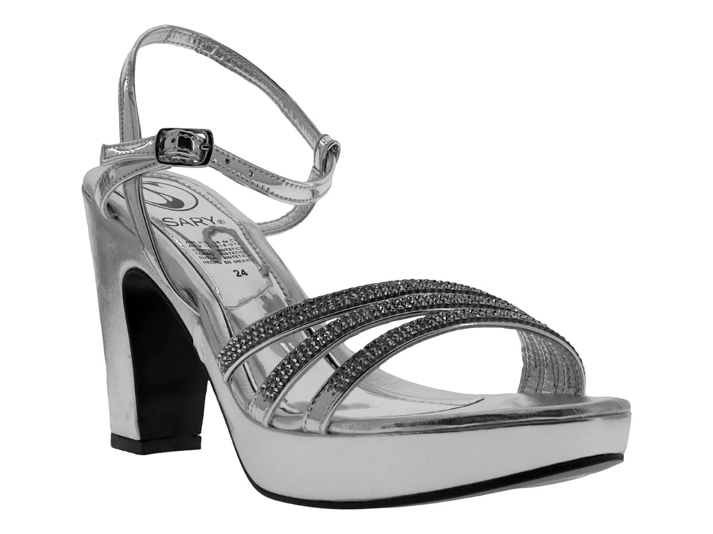 Zapatillas Sary Plata para Mujer