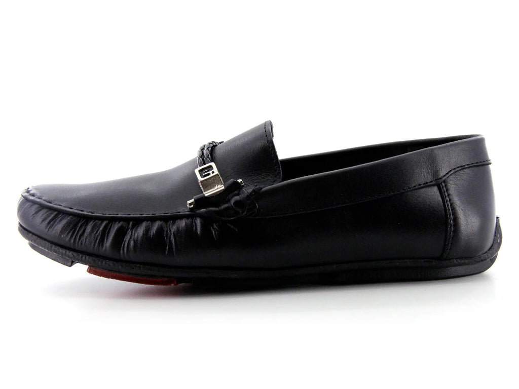 Zapatos Mocasines ALCBAL de Cuero Napa Negro