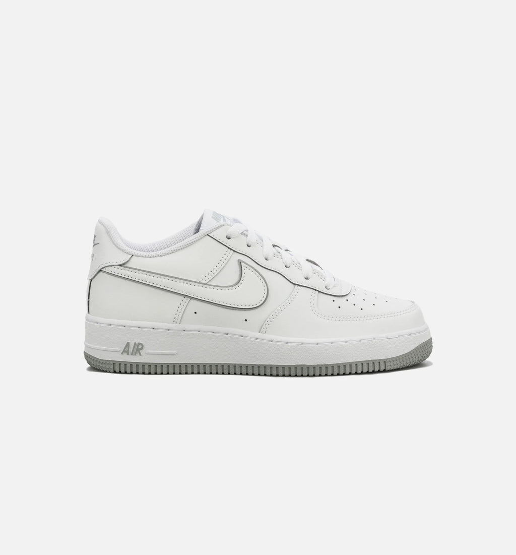 Air Force 1 Wolf Grey Grade School Lifestyle Shoe White Grey