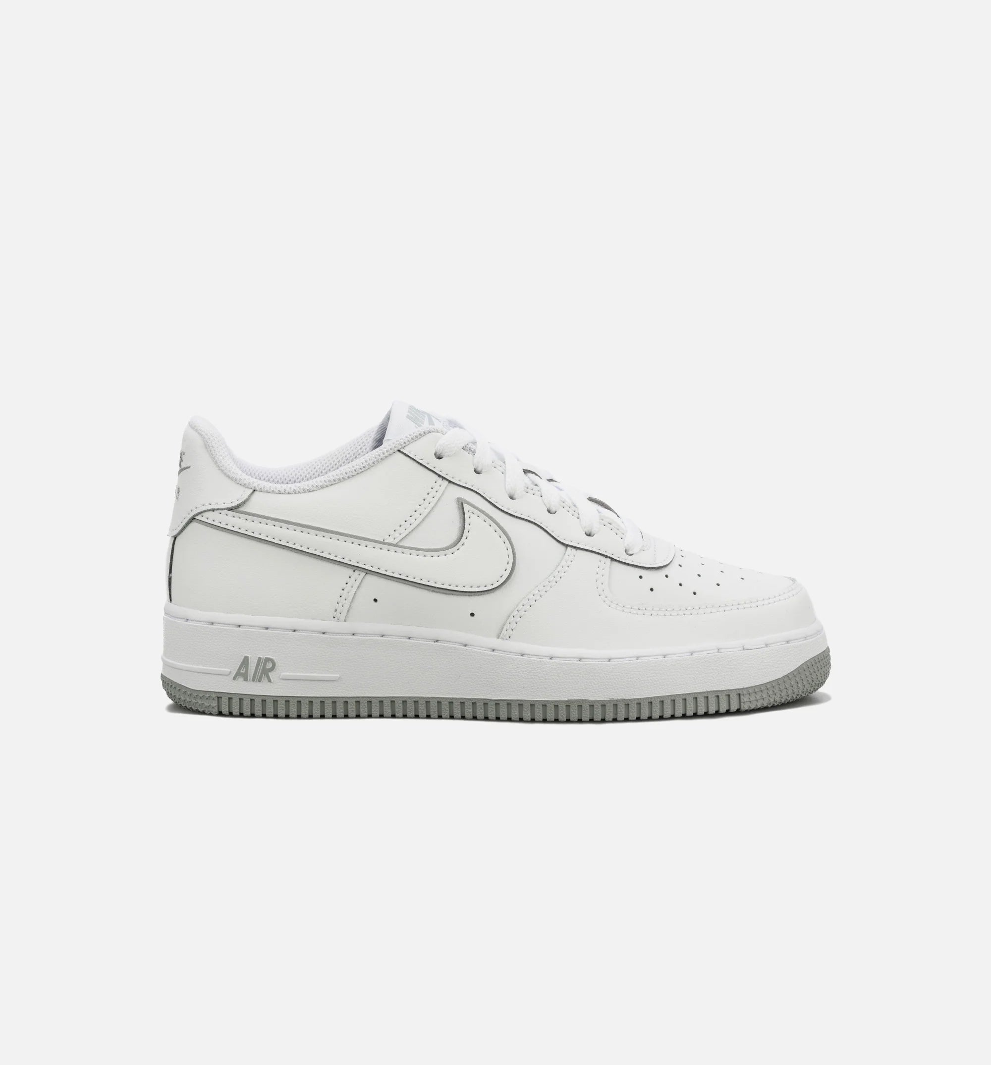 Air Force 1 Wolf Grey Grade School Lifestyle Shoe White Grey