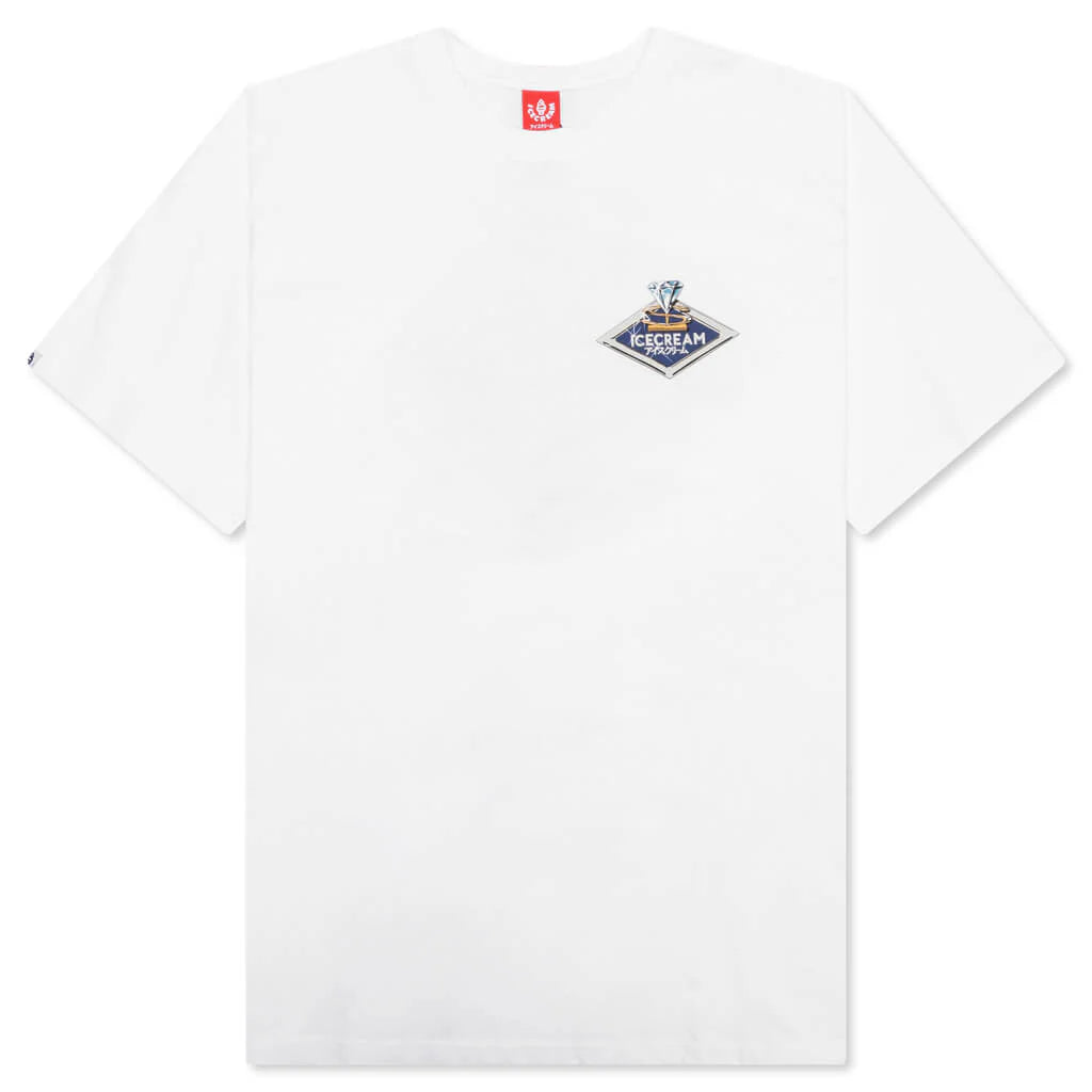Ice Wagon S S Tee White