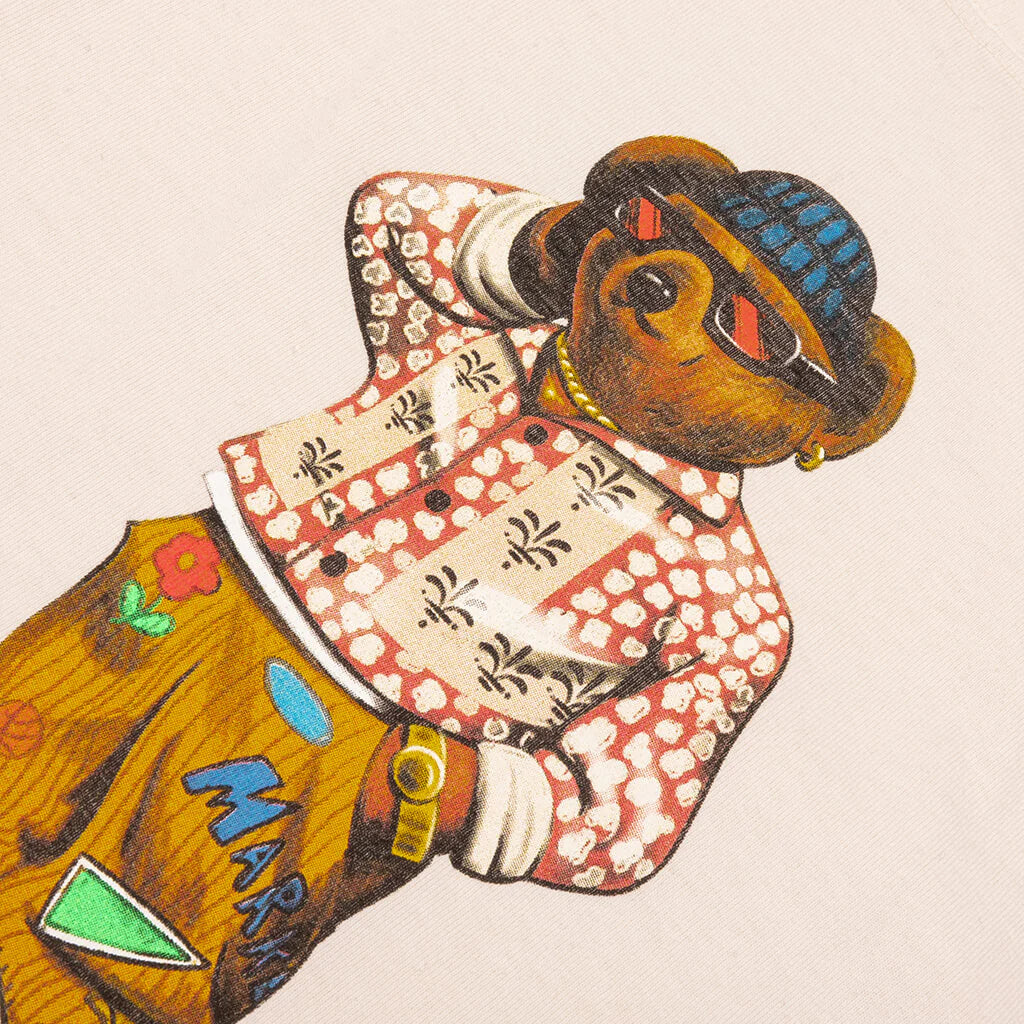 Folk Fitted Bear T Shirt Unbleached Cotton