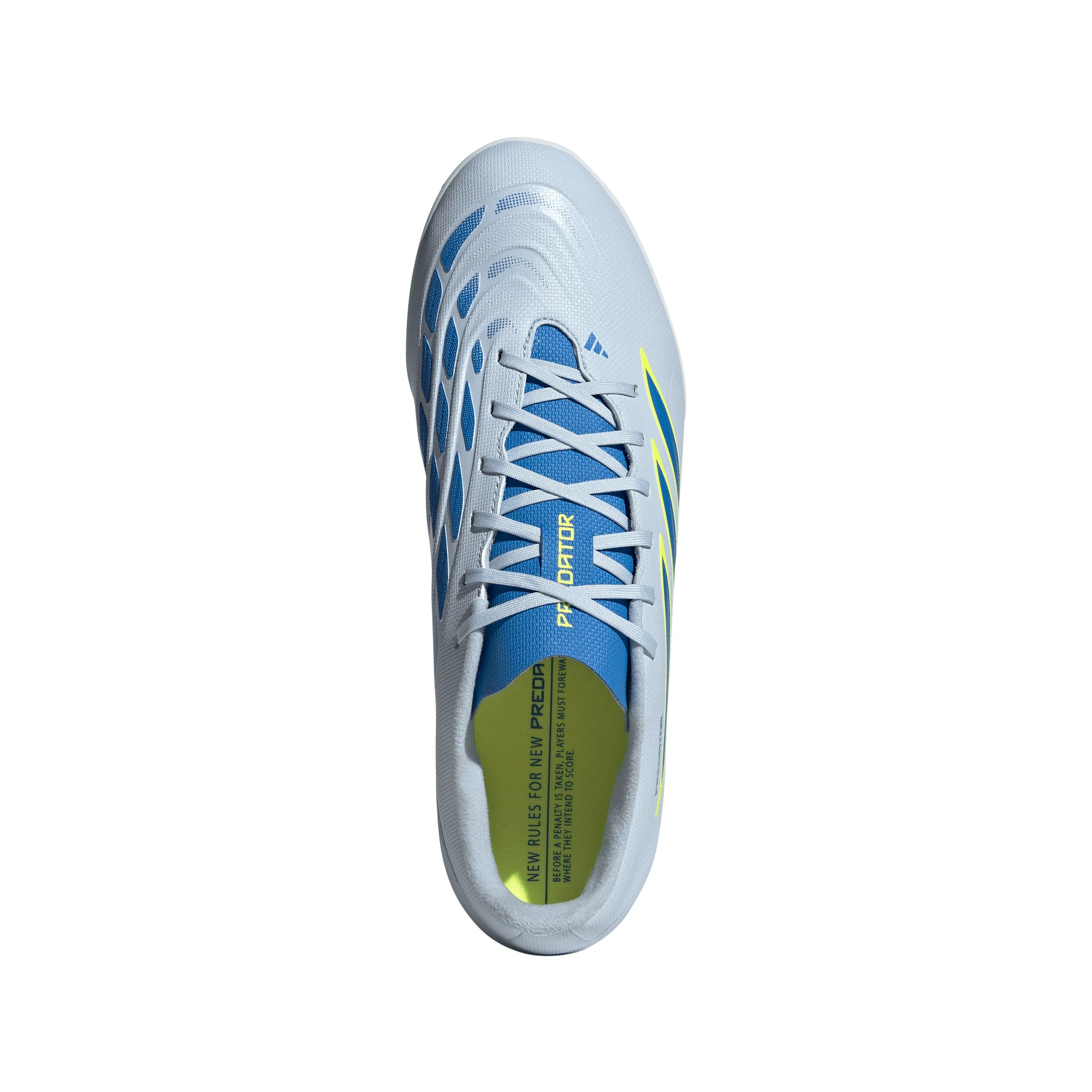 adidas Predator Club TF Turf Mens Soccer Cleats Sky Blue Yellow